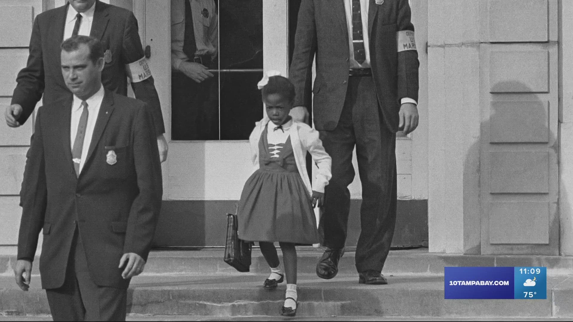 Ruby Bridges made history as a 6-year-old child when she became the first Black student to desegregate an all-white school in New Orleans in 1960.