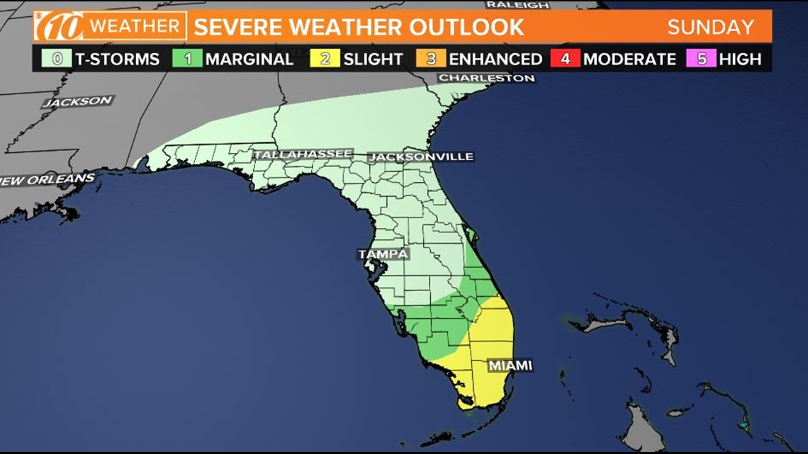 Widespread rainfall forecast for Florida this Christmas weekend | wtsp.com