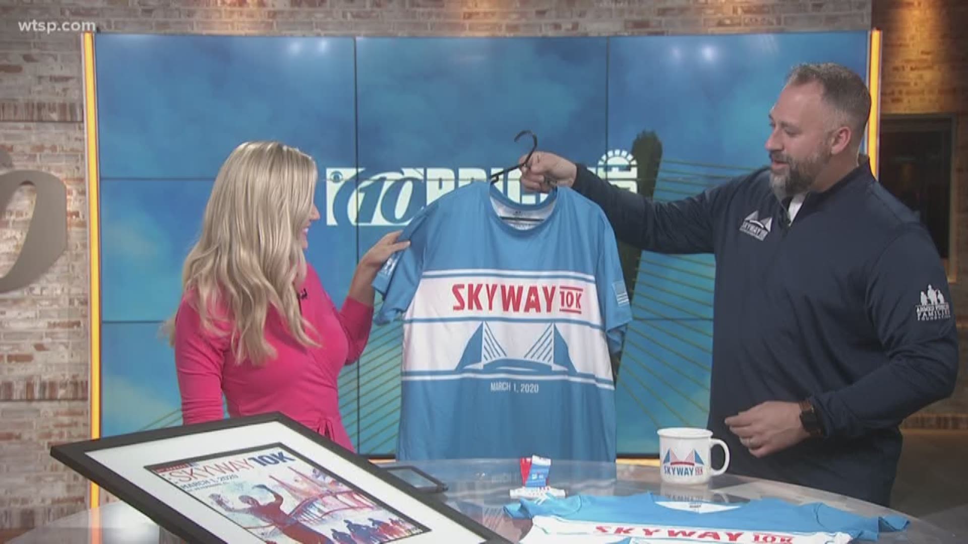 James Judge was on 10News Brightside to talk about the Skyway 10k that is on Sunday, March 1.