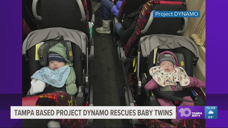 Infant twins rescued from Russia by Project DYNAMO united with parents