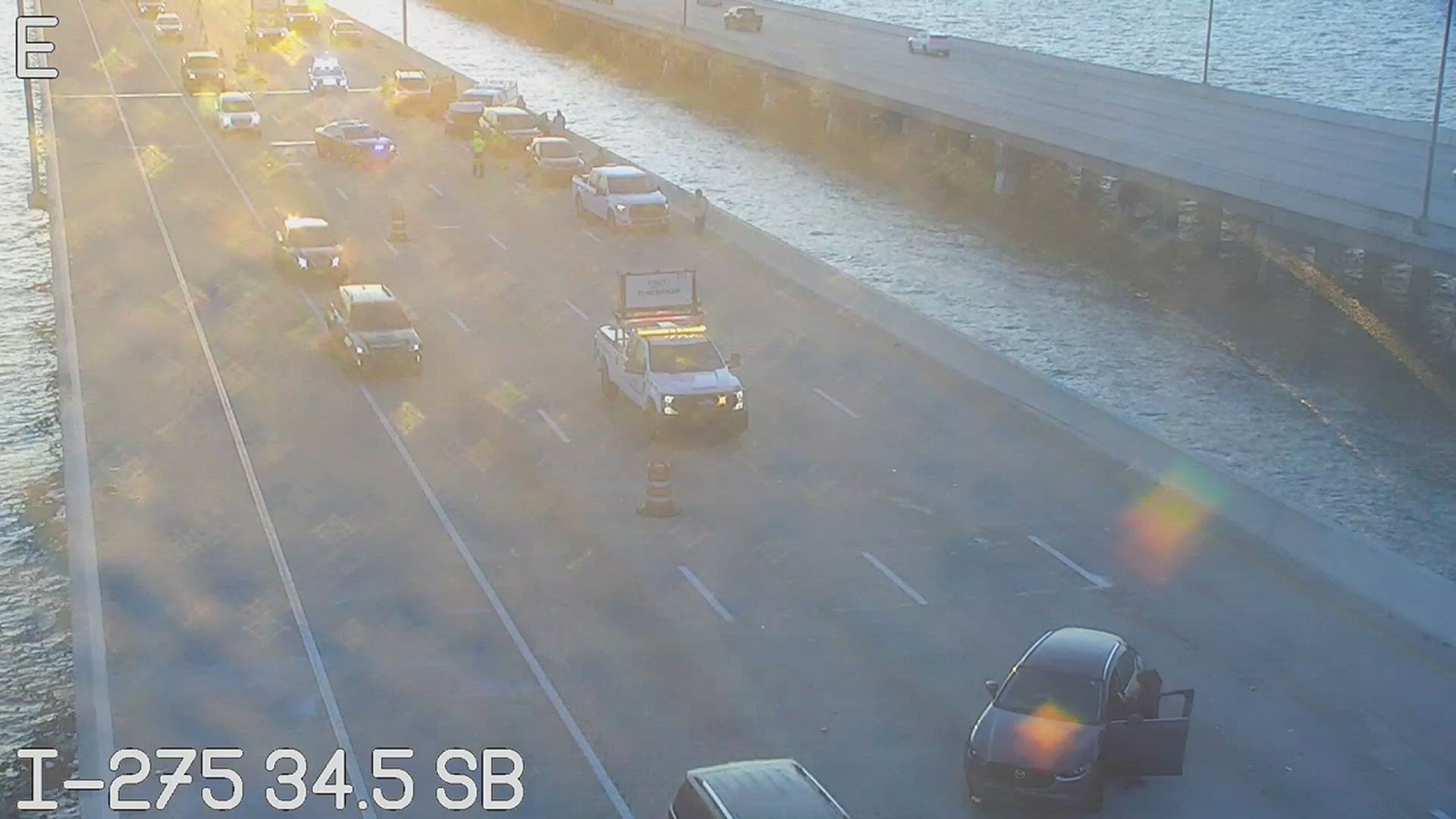A multi-car crash on the Howard Frankland Bridge caused major delays Friday morning for commuters heading toward St. Petersburg.