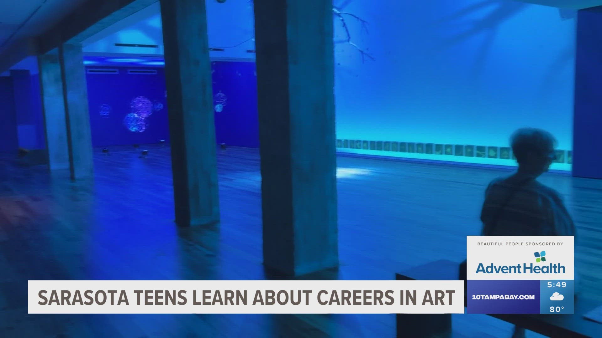 High school teens who aspire to study art indulge in a four-day, all-year program at the Sarasota Art Museum