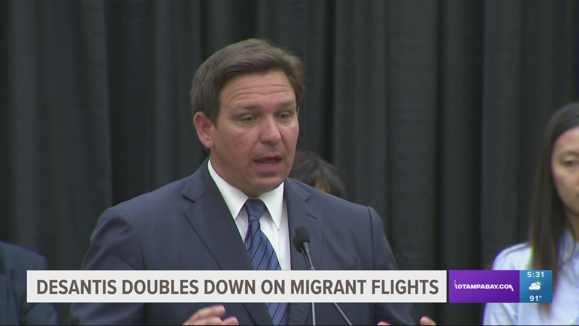 Pizzo says the recent migrant flights violate Florida law.