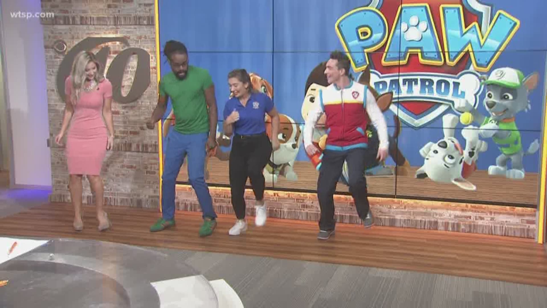 Look who stopped by during 10News Brightside!

PAW Patrol Live! Race to the Rescue is set to perform Saturday at 10 a.m. and 2 p.m at the Straz Center. The group will also perform Sunday at noon and 4 p.m.