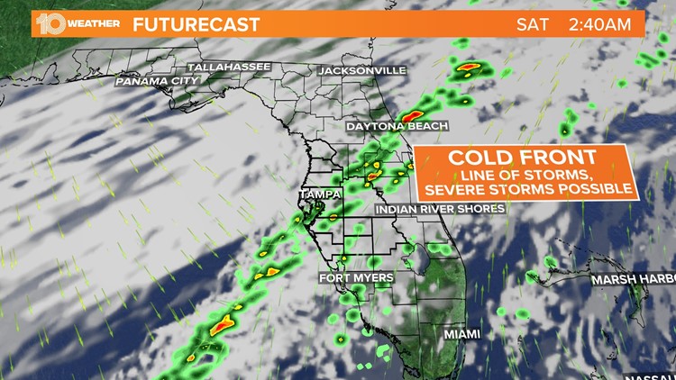 Severe weather forecast: Tampa Bay area forecast, storm timeline | wtsp.com