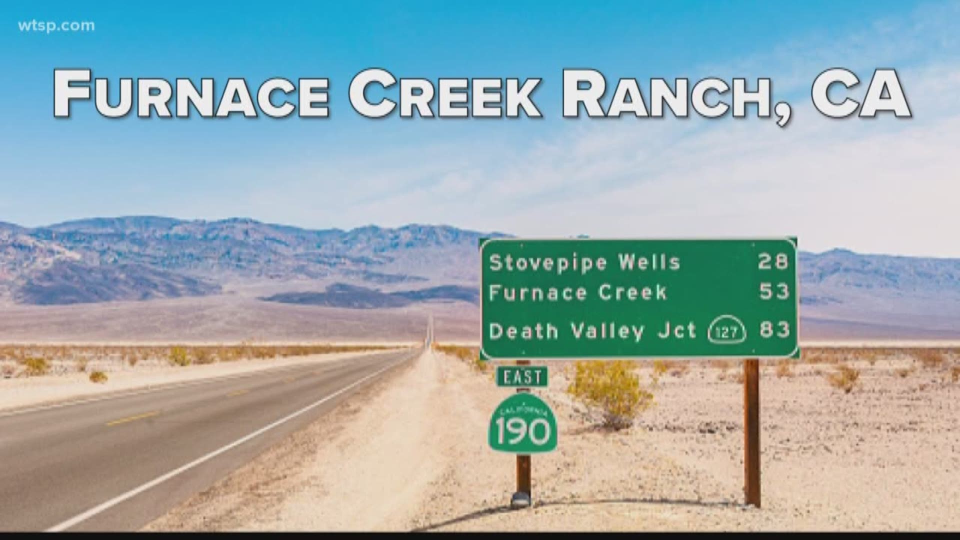 Furnace Creek Ranch, California, is where the hottest air temperature was ever recorded. It was 134 degrees Fahrenheit in 1913.