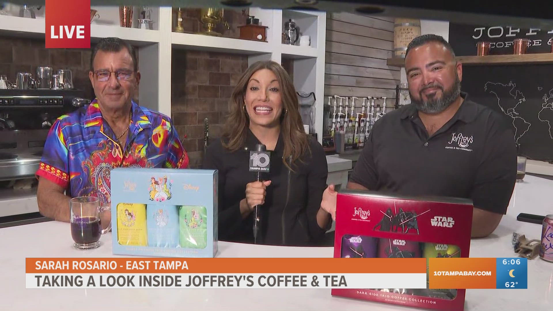 Working with Disney Imagineers, Joffrey's Coffee & Tea has made collector's editions with special roasts centered around popular Disney and Star Wars characters.