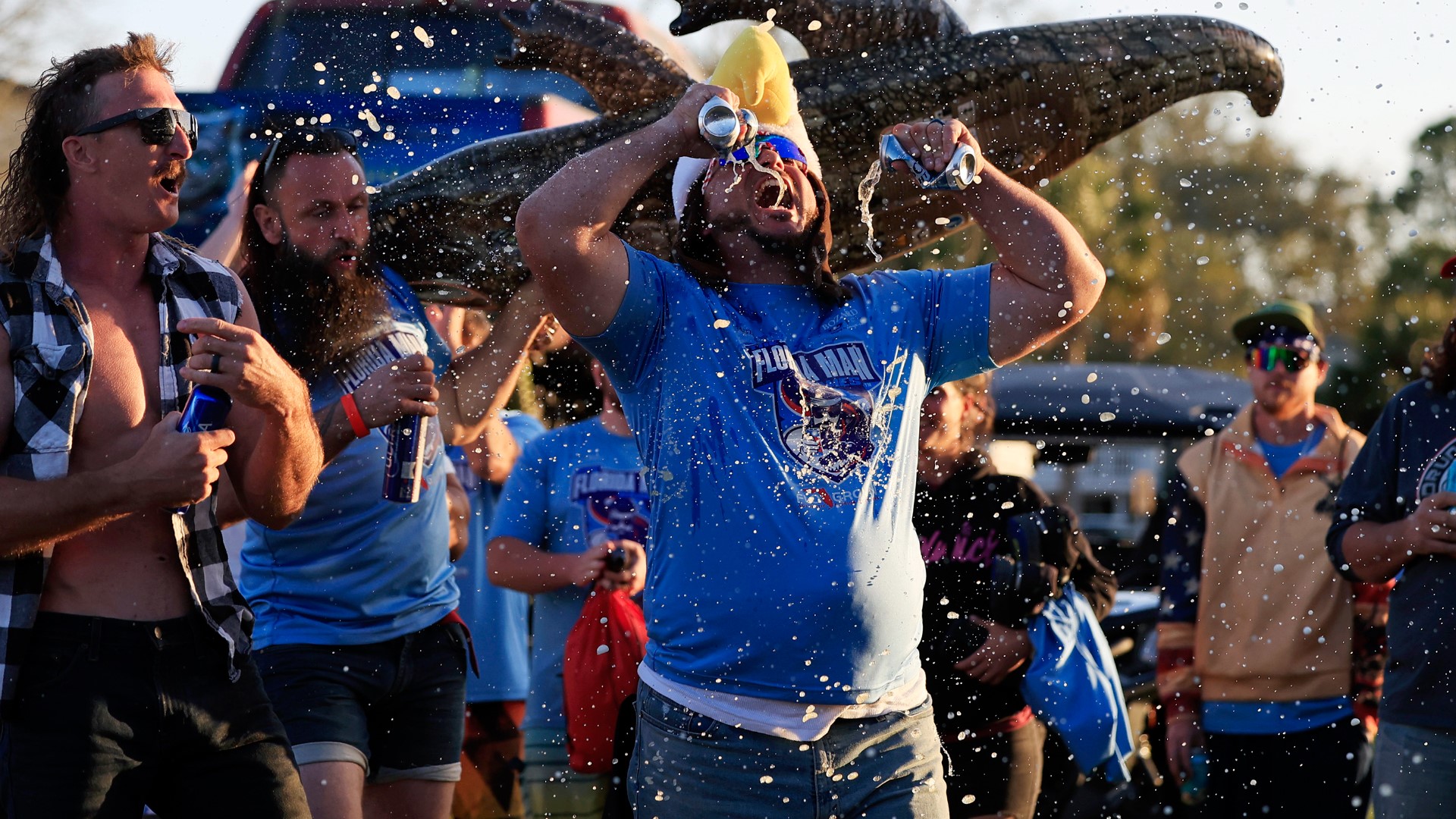 Promoted as “the most insane athletic showdown on Earth,” the Florida Man Games poke fun at the state’s reputation for bizarre stories.