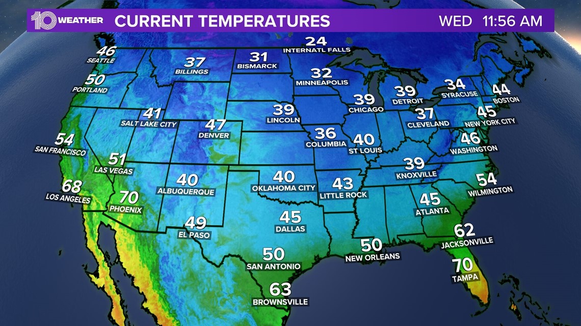 Florida cold front brings tornadoes, freezing temperatures