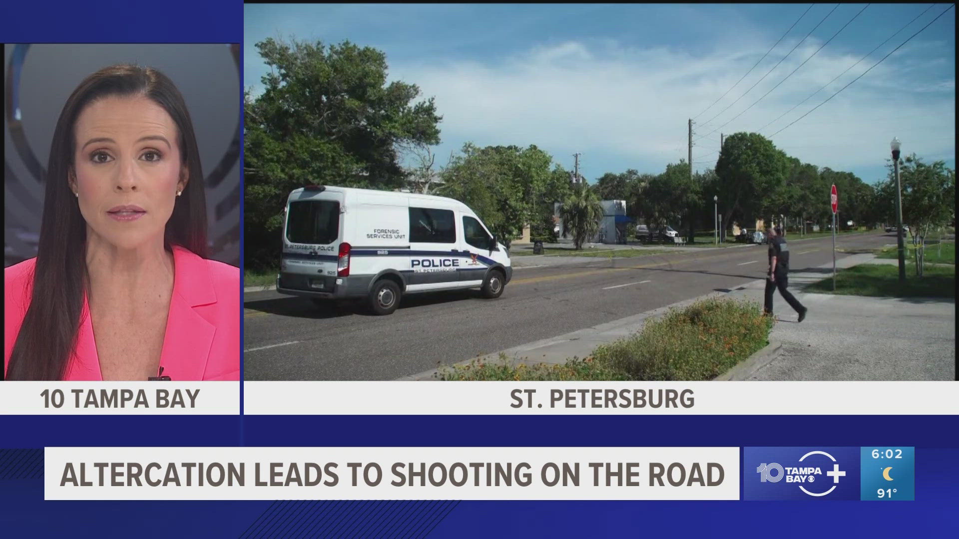 A 19-year-old was suffering from a gunshot injury, while an 18-year-old was only injured due to the crash.