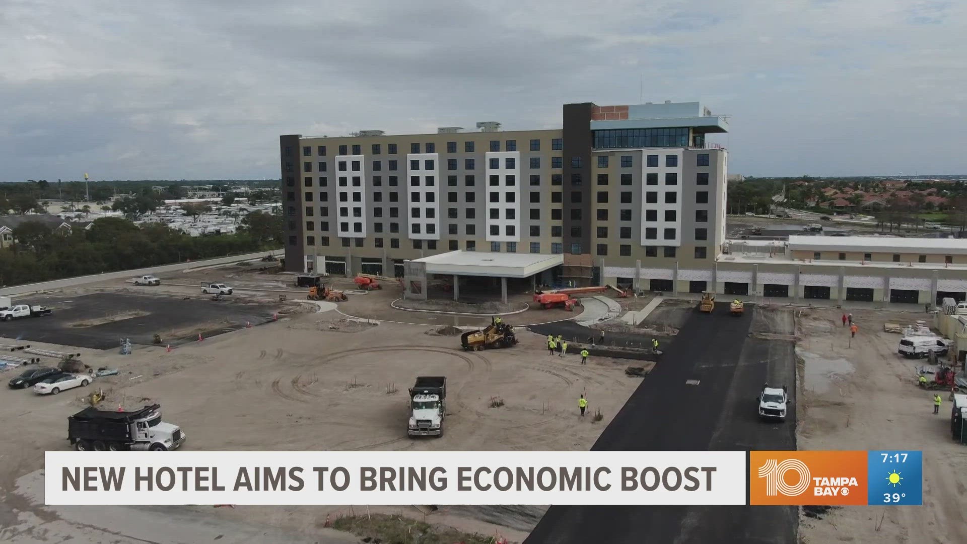 We get an early look at the new section of the convention center and hotel at Palm Meadow and learn about the difference local officials claim it will make.