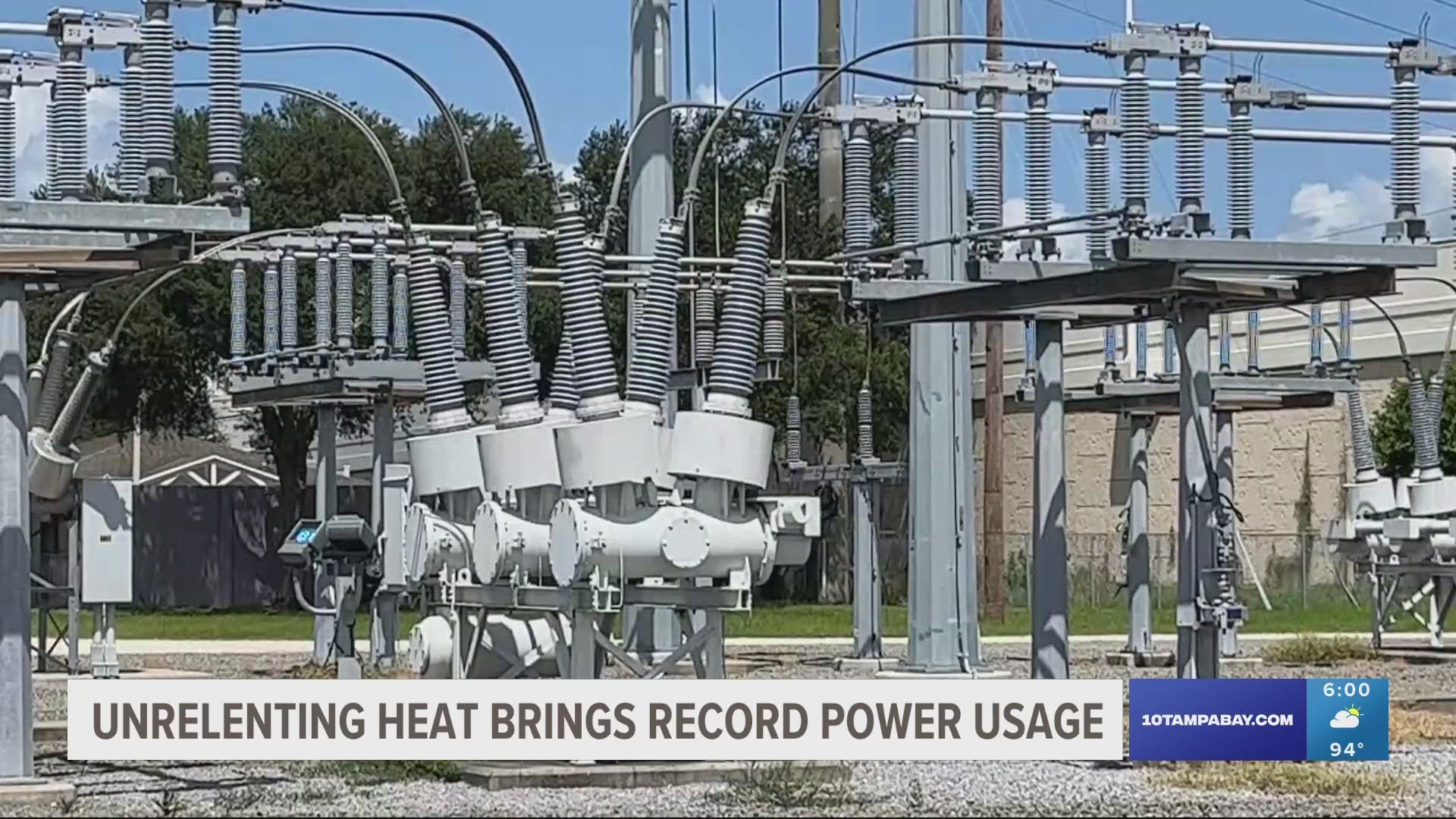 So far, a major Tampa Bay-area utility says the power grid is handling demand.
