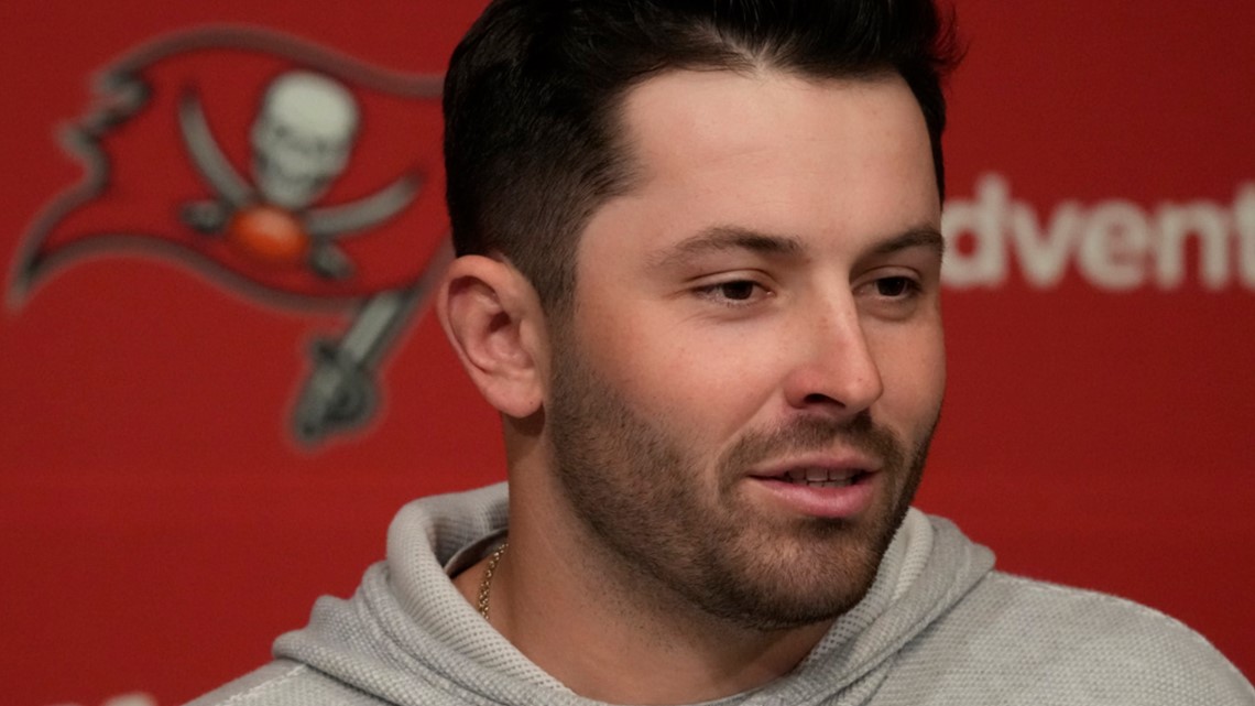 Mayfield a 'different, humble guy' in Tampa Bay