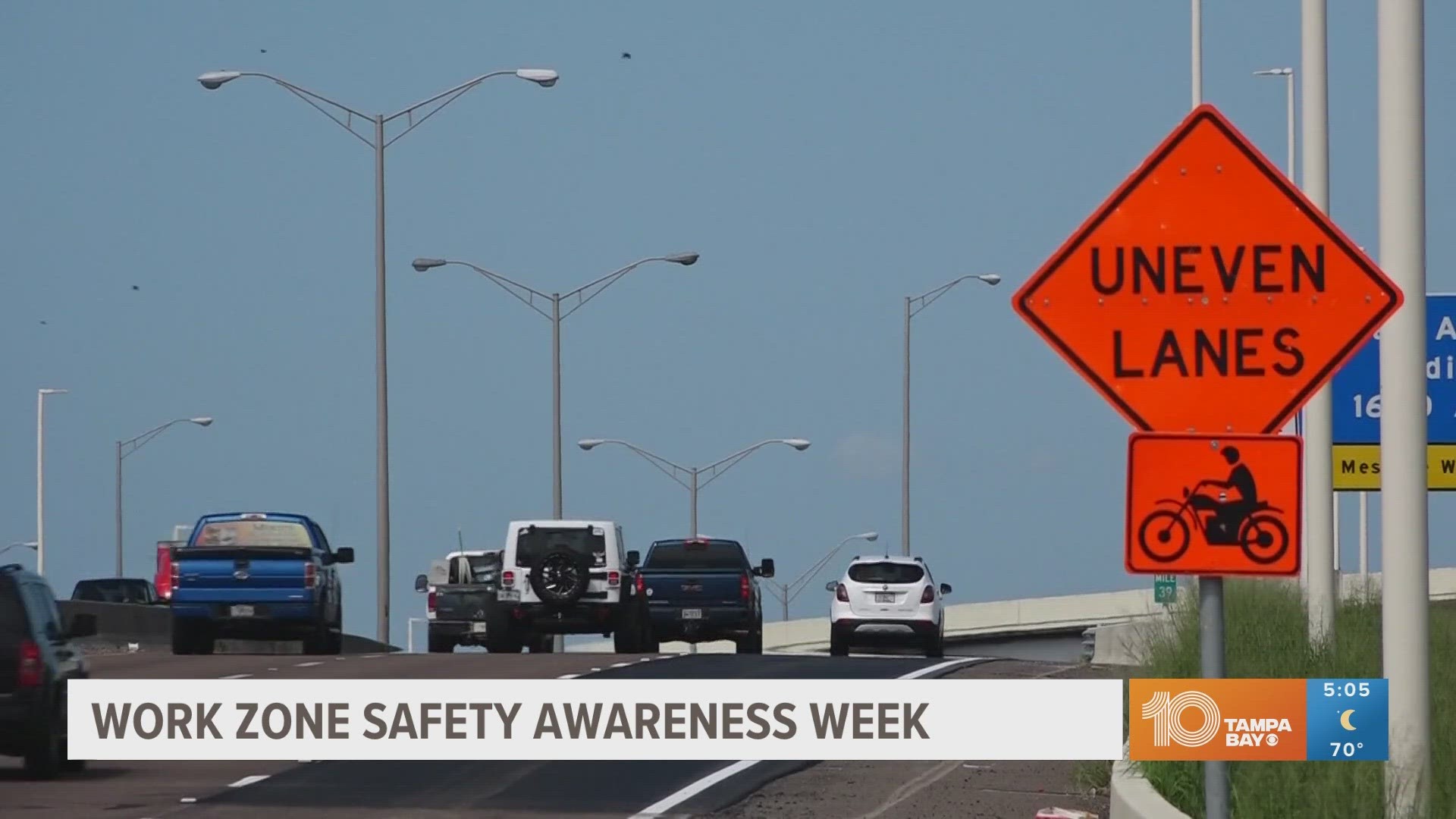Data shows there were 293 deaths and 277 serious injuries in work zones across the state. Officials are encouraging drivers to be careful and pay attention.