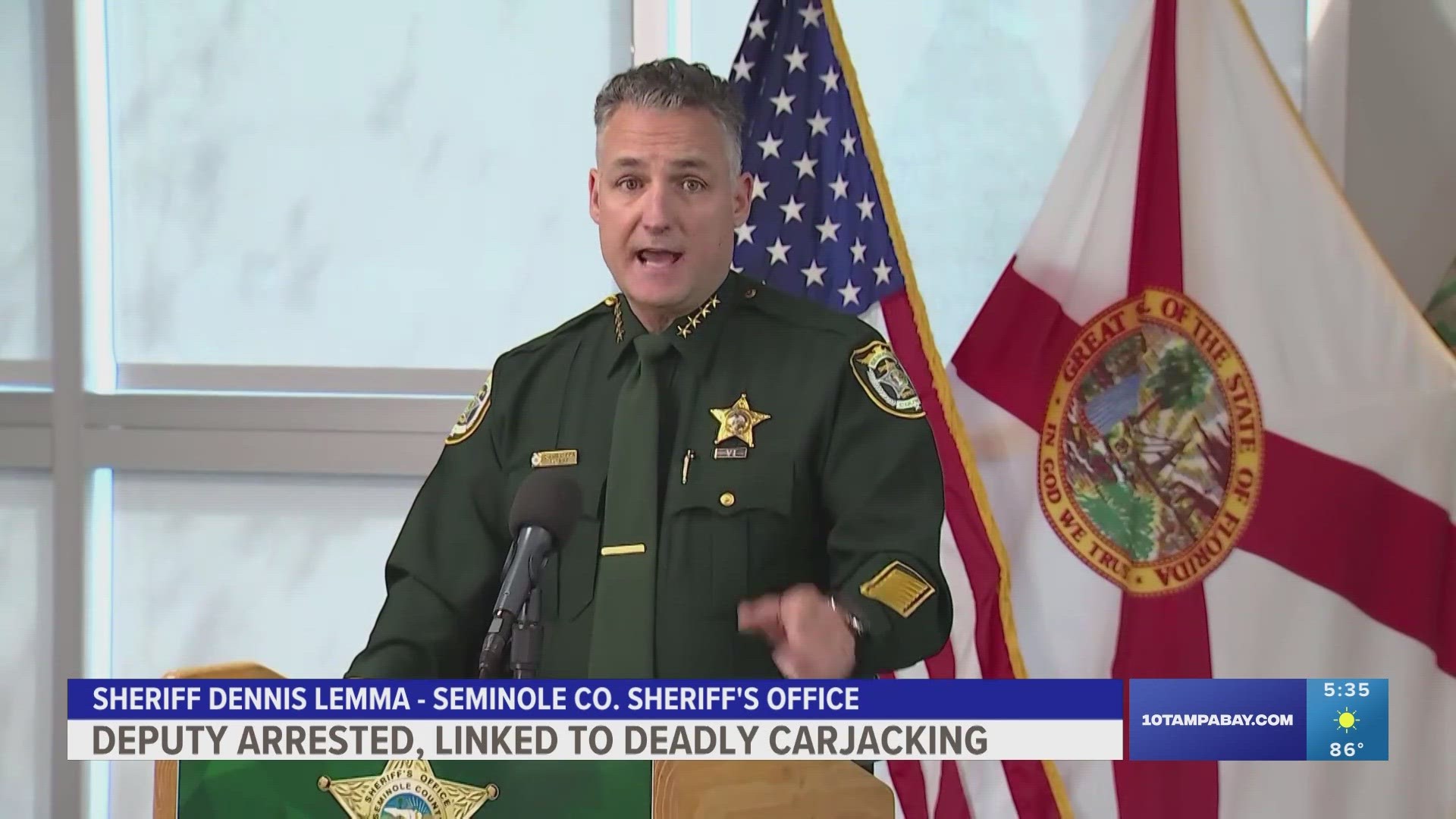 Investigators say the deputy allegedly recorded a phone call he had with a Seminole County detective on the case illegally.