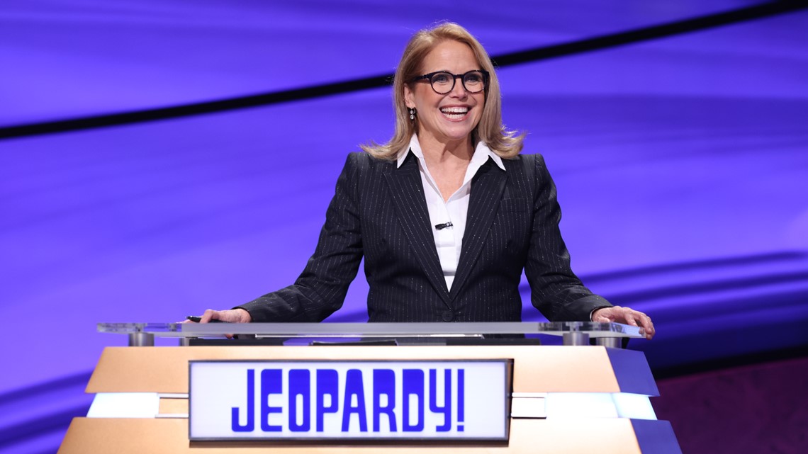 Katie Couric first female host in 'Jeopardy!' history