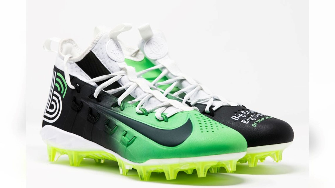 Sent my Grinches to a Custom Cleat Company to attach the football cleat  bottoms. I'll let y'all know how they play. : r/KobeReps