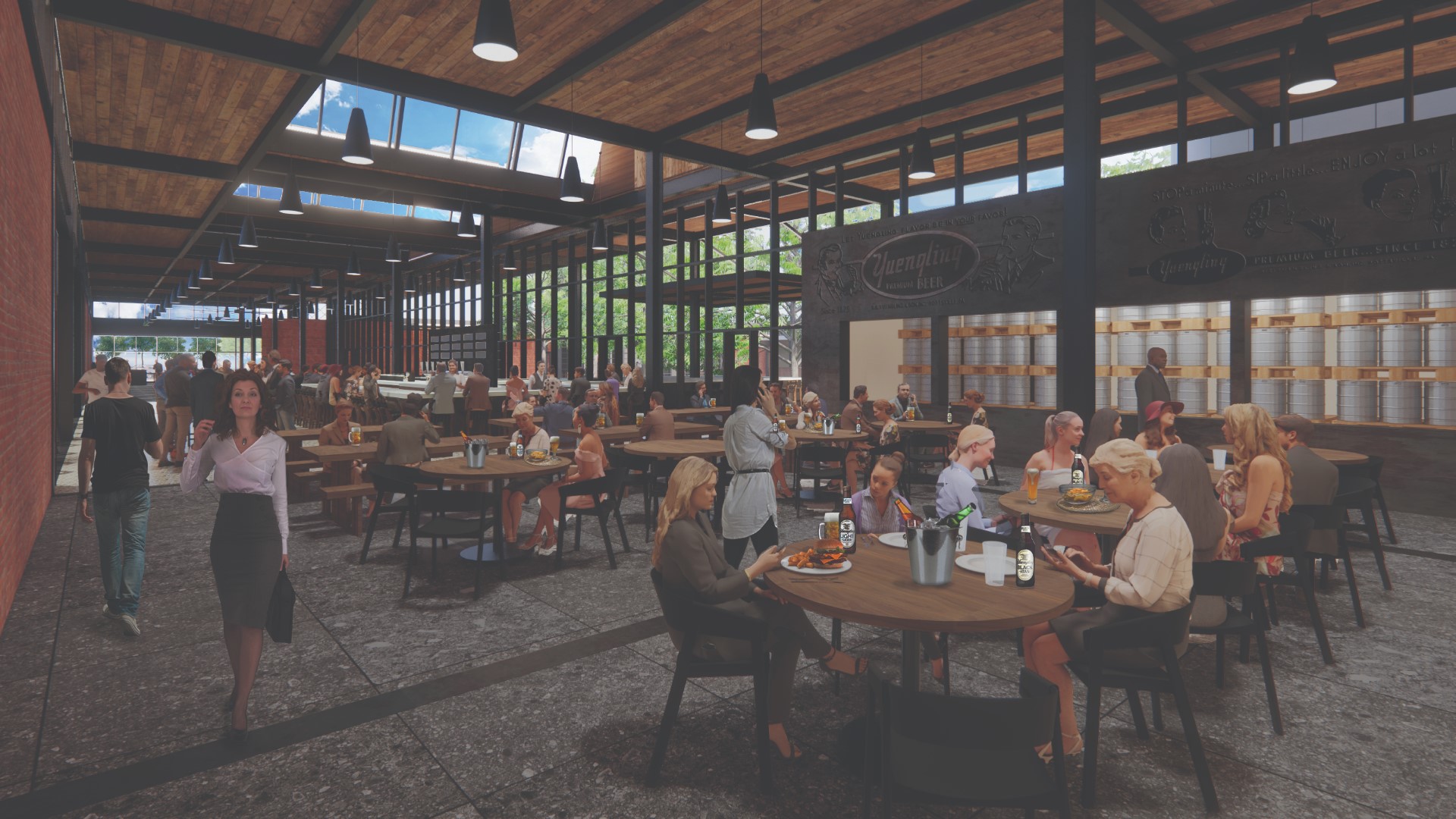 Yuengling breaks ground at Tampa campus for beer garden, eatery