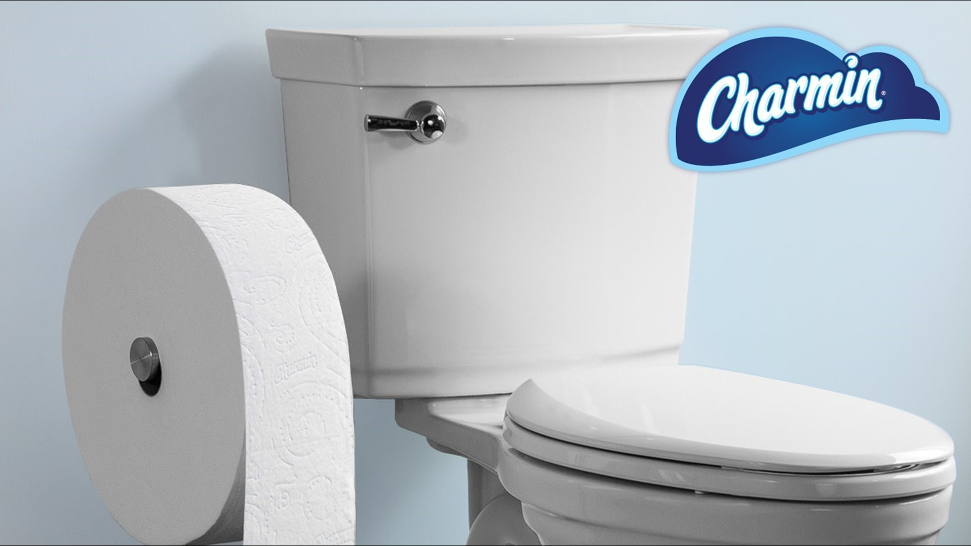 Charmin says giant toilet paper roll should last a month