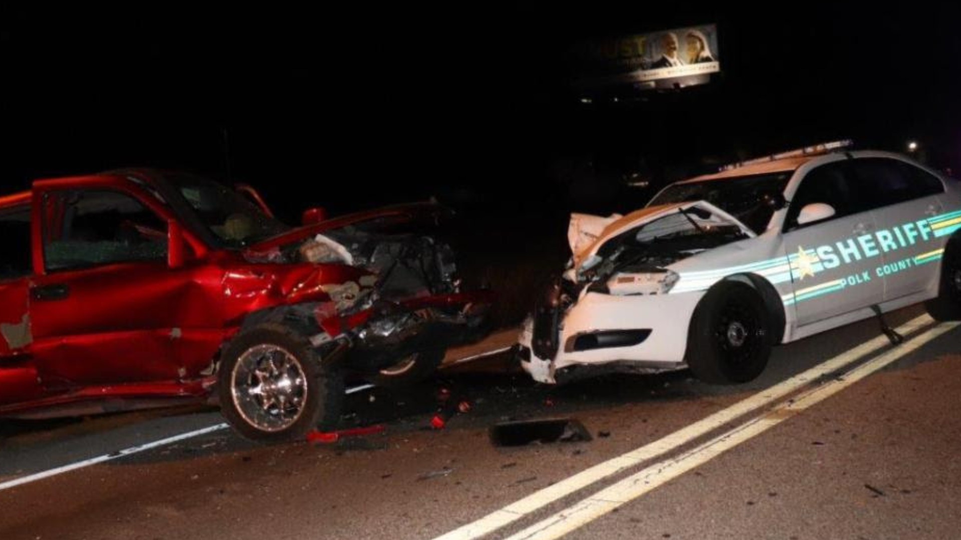 Drunk Driver Crashed Into Polk County Patrol Car Sheriff Says 5226