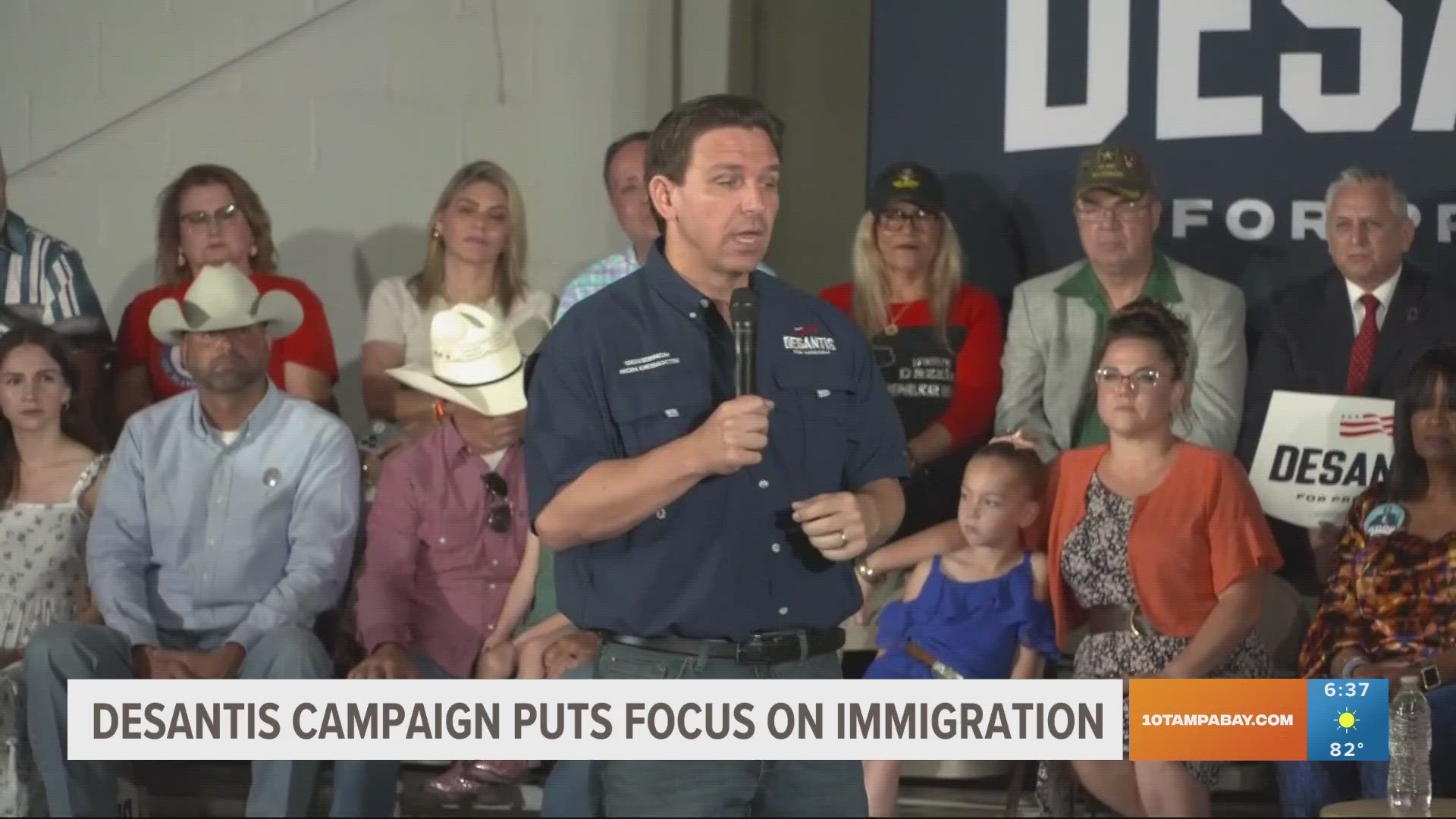 DeSantis said he also wants to end birthright citizenship.