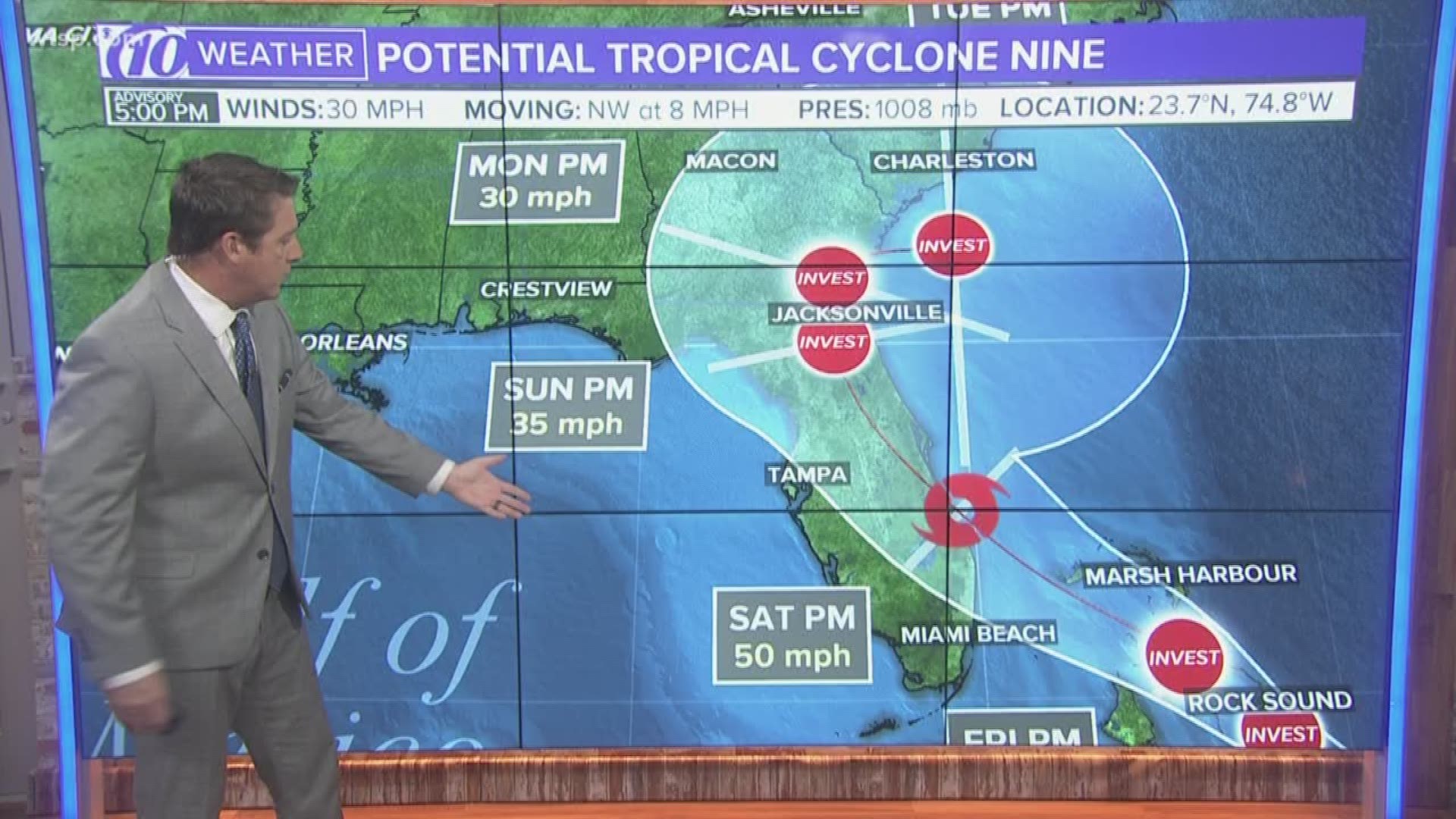 It could be a tropical storm by the time it reaches landfall near Florida. https://on.wtsp.com/2kfENq8