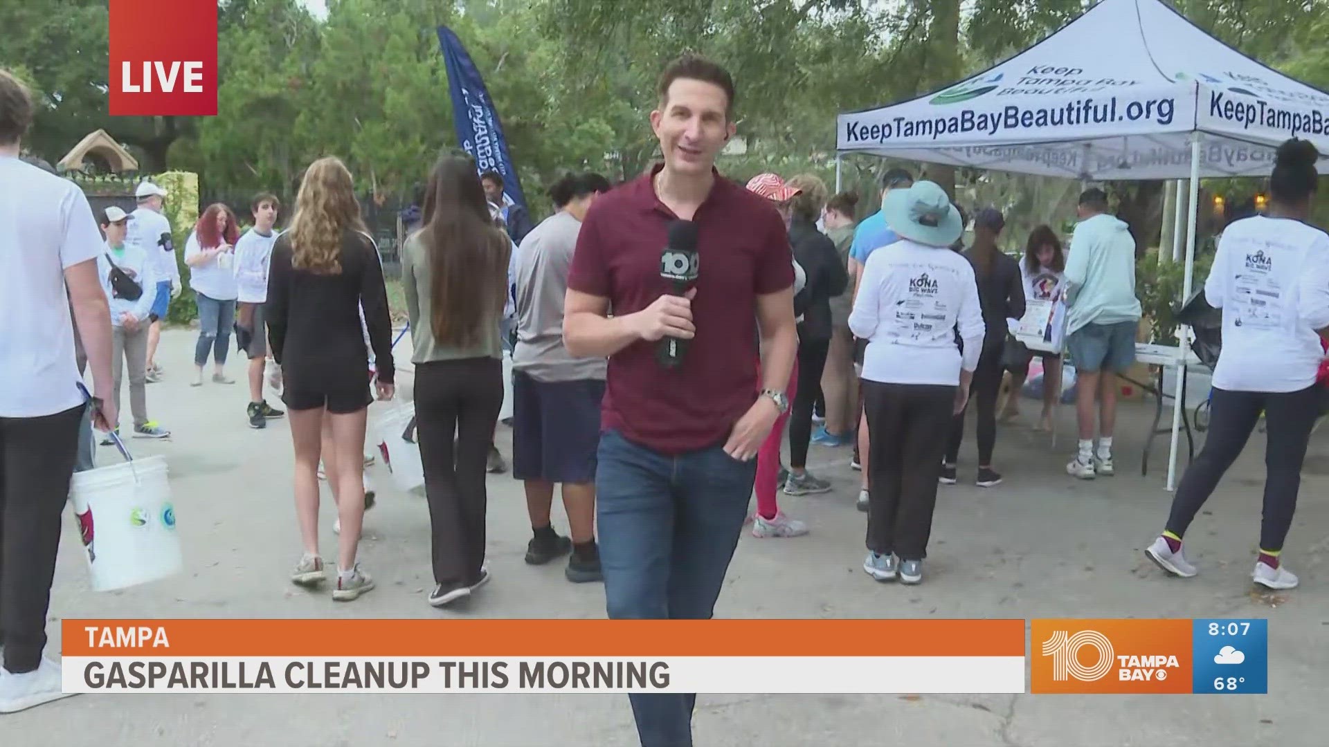 Hundreds of volunteers come out each year to make sure trash, beads and other items don't make it into our waterways.