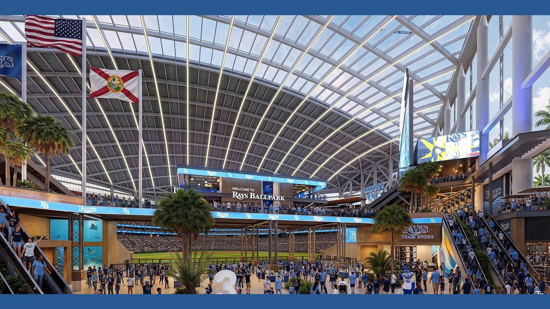 Tampa Bay Rays unveil inside renderings of new stadium project | wtsp.com