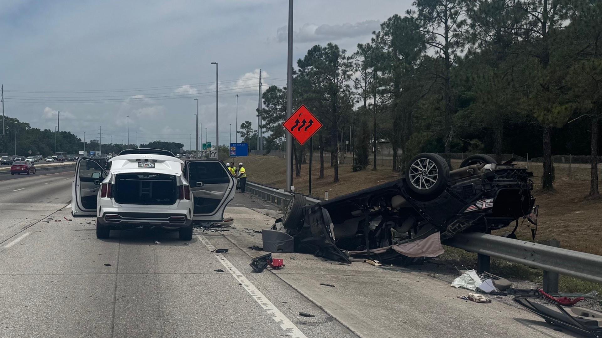 FHP investigating deadly crash involving 4 vehicles on northbound I-75 ...
