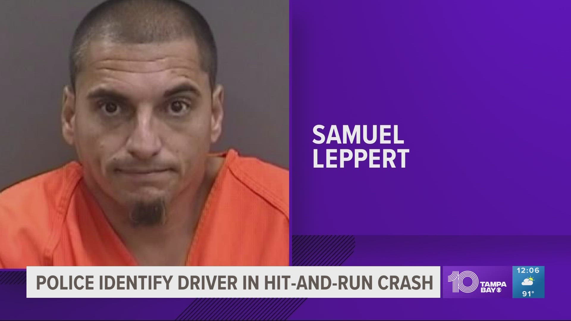 Authorities say charges are pending for Samuel Leppert.