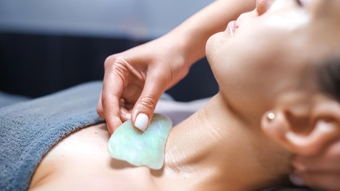 Crystal Reiki facials designed to offer energy healing and stress relief