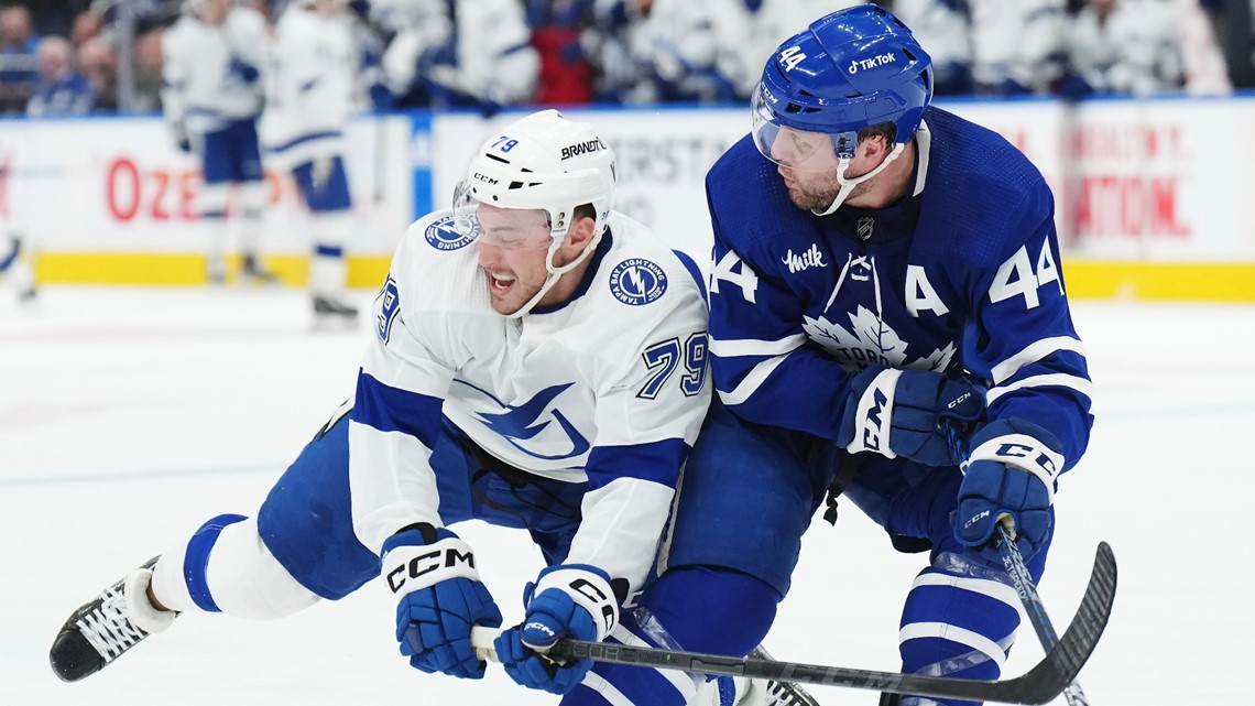 Lightning's Cernak, Eyssimont to miss Game 2 of playoffs