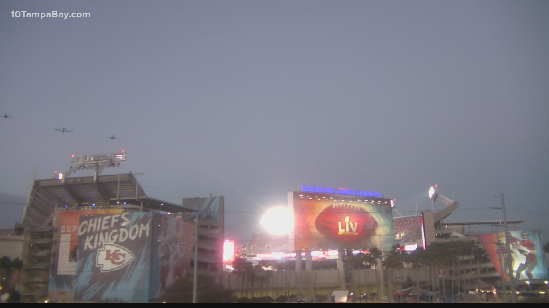 Super Bowl LV flyover 