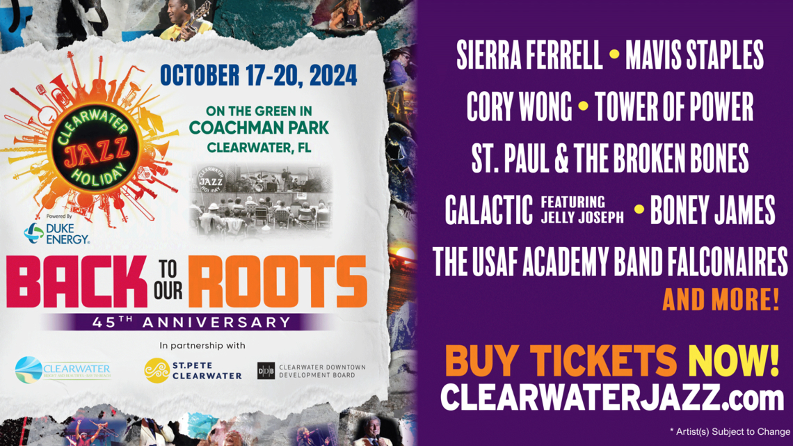 Clearwater Jazz Holiday 2024 lineup announced