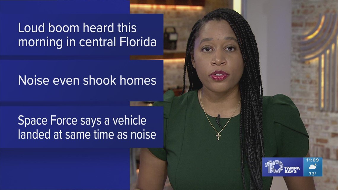Loud 'sonic boom' heard across central Florida