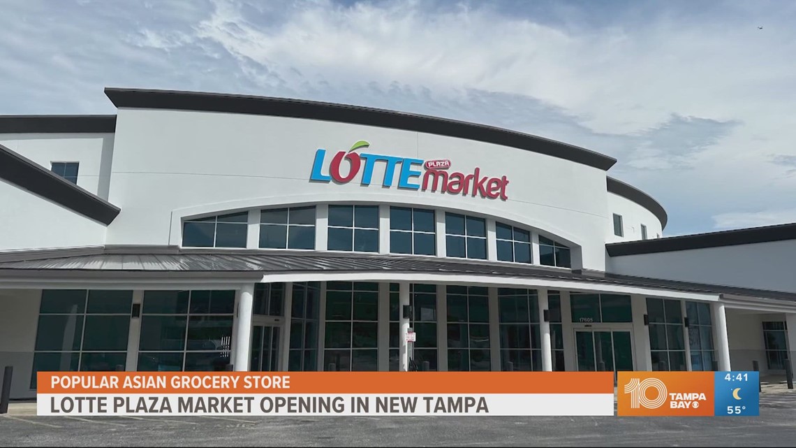 Popular Asian grocery store Lotte Plaza Market opening in New Tampa