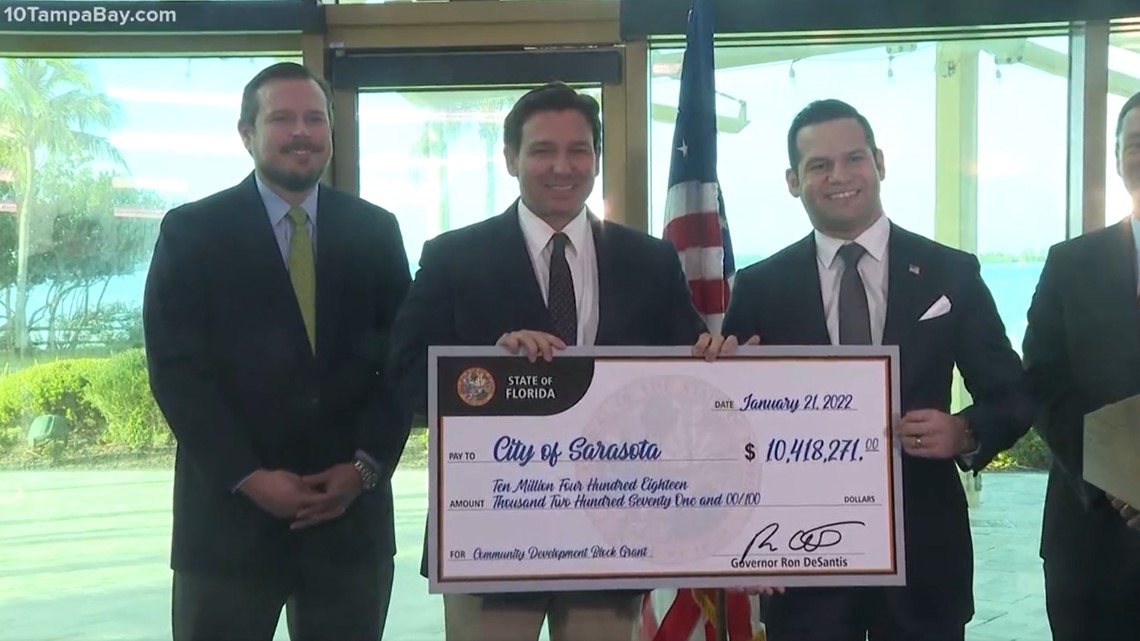 Gov. DeSantis gives $10 million for Sarasota coastline projects - Vimarsana News