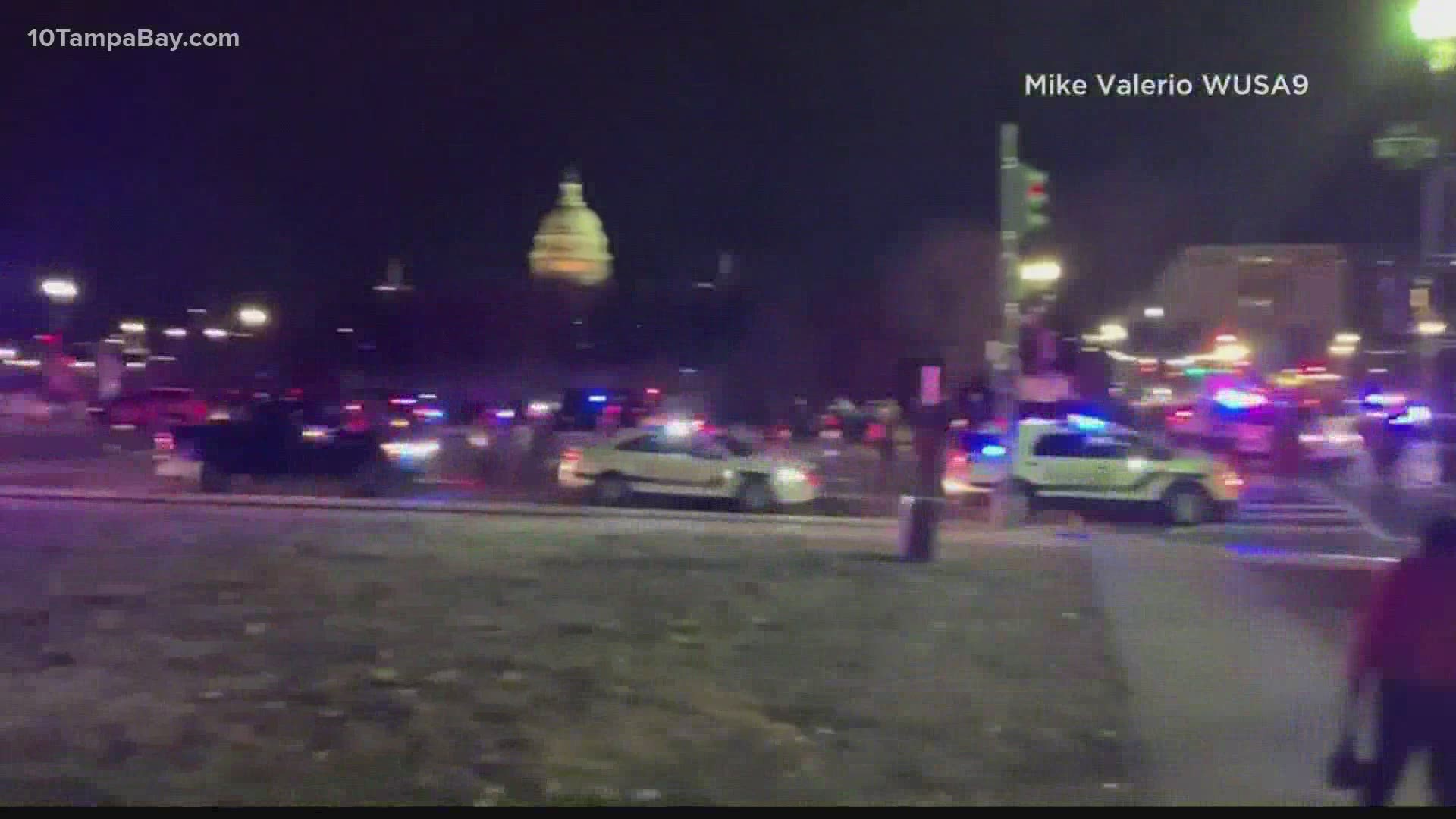A Capitol Police officer died after police said he suffered injuries during Wednesday's riot involving Trump supporters.