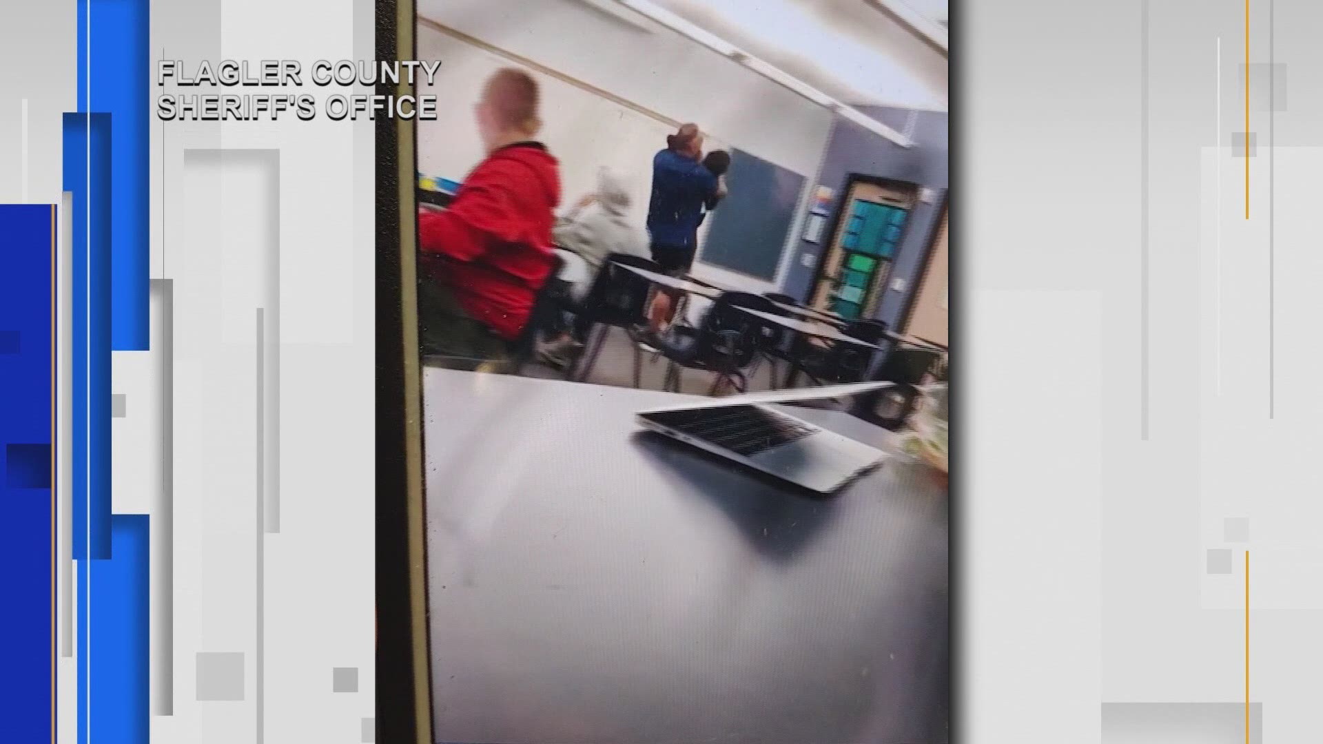 A Florida teacher is accused of picking up a middle school student up out of his chair and taking him out of the classroom.