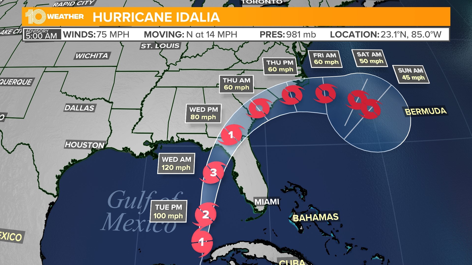 Live updates: Closures in effect as Idalia moves toward Florida | wtsp.com