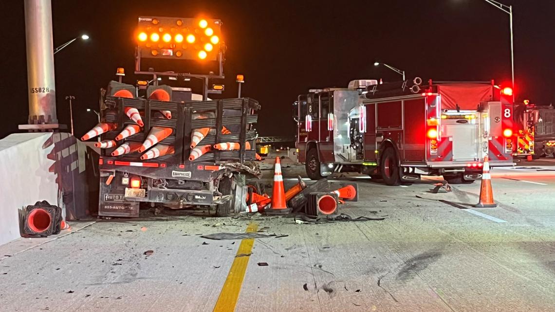 Georgia man dead, 3 hurt following Howard Frankland Bridge crash in construction zone