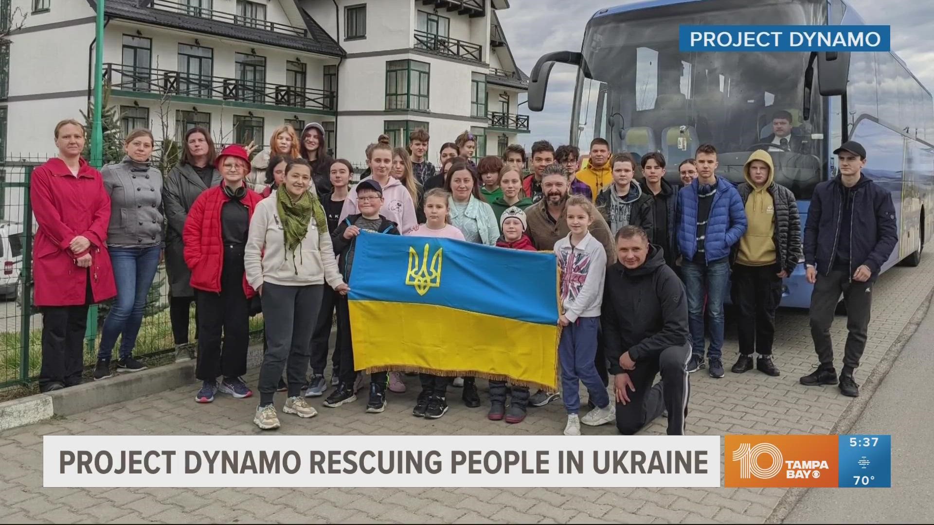 "We’ll continue to stand with Ukraine for as long as it takes," Project DYNAMO founder Bryan Stern said.
