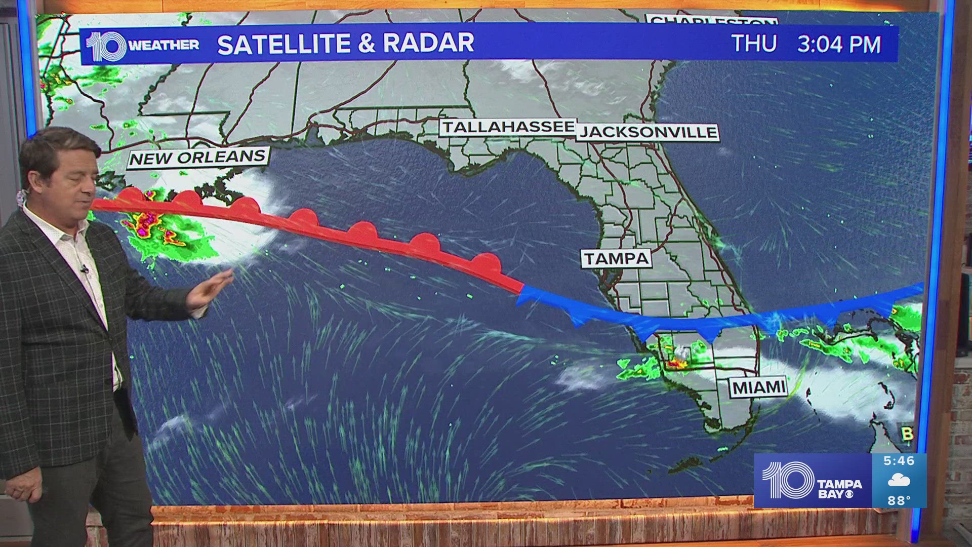 10 Tampa Bay Chief Meteorologist Bobby Deskins has the latest forecast for the Tampa Bay area.