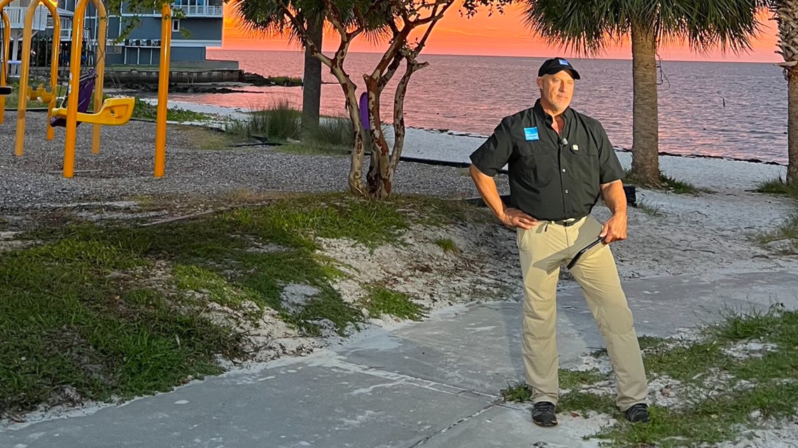 Where is jim cantore tracking the weather channel met in florida