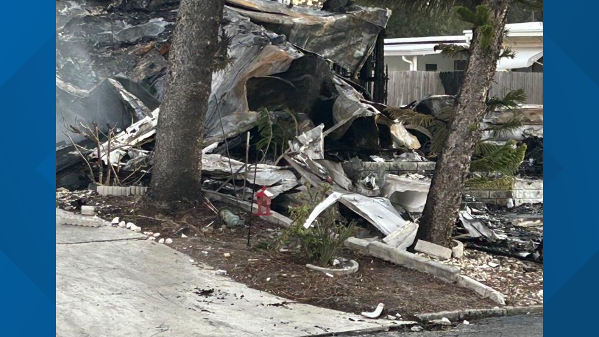 Three people died after a small plane crashed into a mobile home park in Clearwater.
