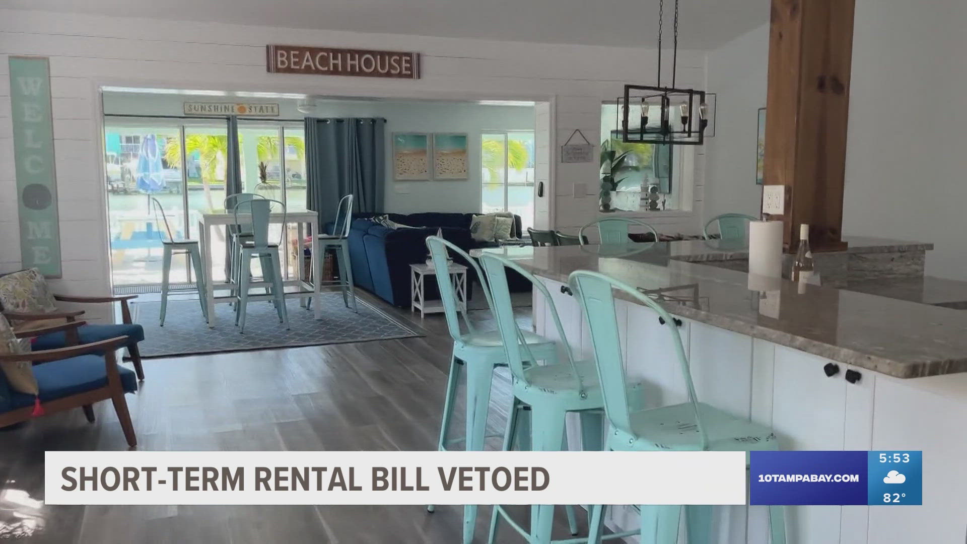 Gov. Ron DeSantis on Thursday vetoed a measure aimed at regulating vacation rentals, saying the proposal would create “bureaucratic red tape” for local officials.