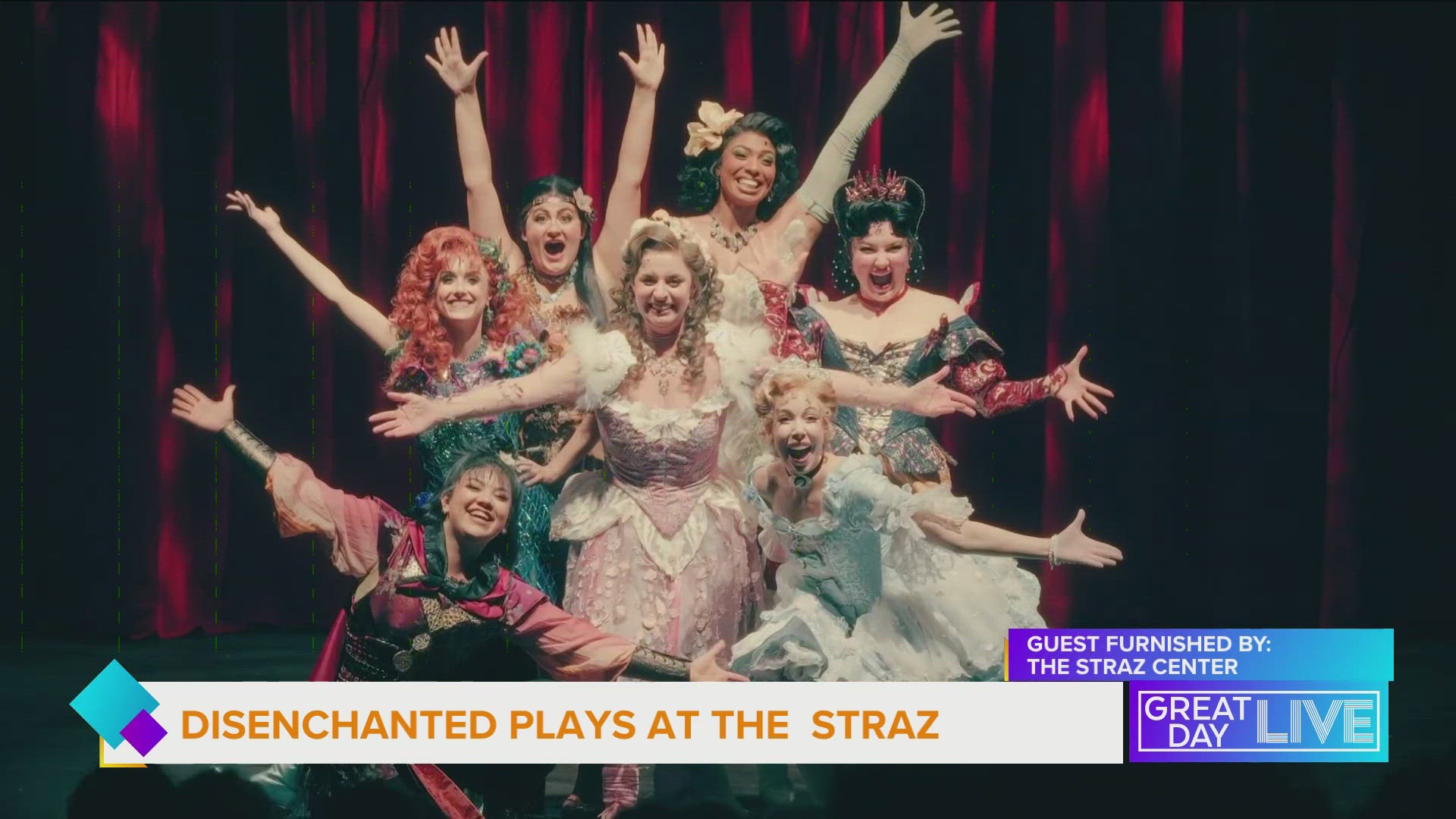 If you've ever wondered what happens after "happily ever after," Disenchanted! has your answer. For tickets to the musical visit www.strazcenter.org

