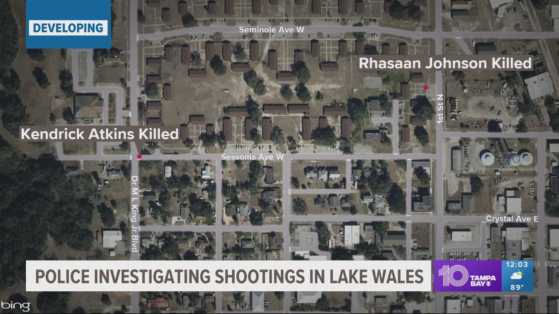 Both men knew each other, but the motive for the first shooting is unknown. The second is believed to be in retaliation.