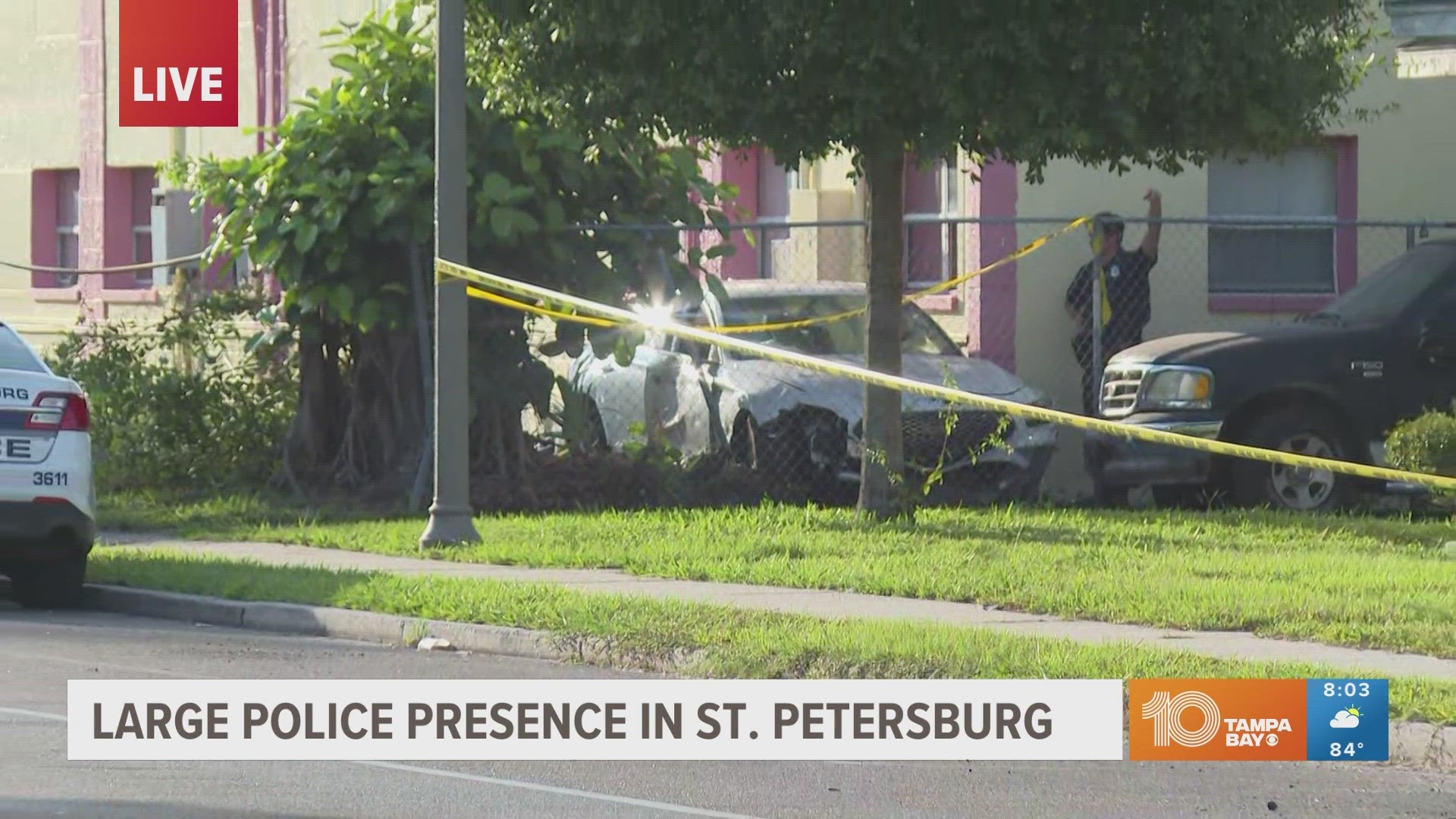 Large police presence in St Petersburg wtsp com
