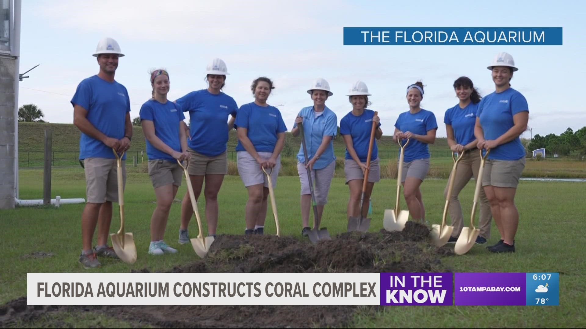 The facility will focus on preserving, breeding and rearing corals that are declining along Florida's Coral Reef.